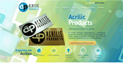 Desktop Screenshot of acrilicproducts.com